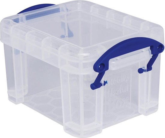 Really Useful Box Aufbewahrungsbox 0,14 l transparent 9,0 x 6,5 x 5,5 cm
