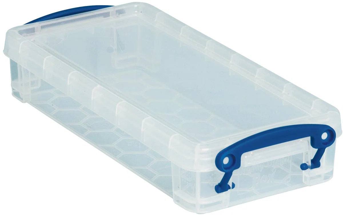 Really Useful Box Aufbewahrungsbox 0,55 l transparent 22,0 x 10,0 x 4,0 cm