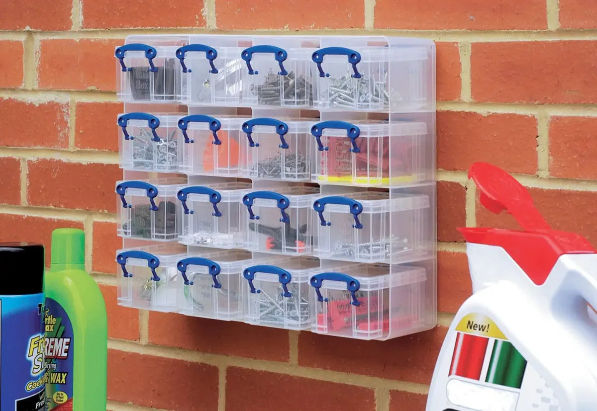 Really Useful Box Aufbewahrungsbox 16x 0,14 l transparent 28,0 x 8,5 x 22,5 cm