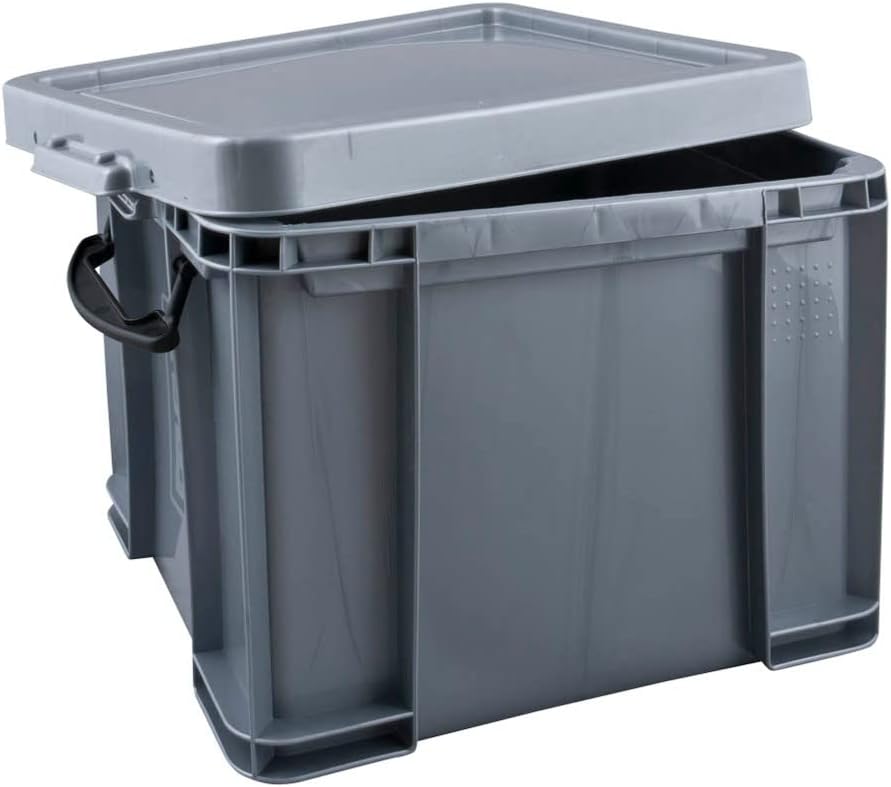 Really Useful Box Aufbewahrungsbox 35,0 l silber 48,0 x 39,0 x 31,0 cm