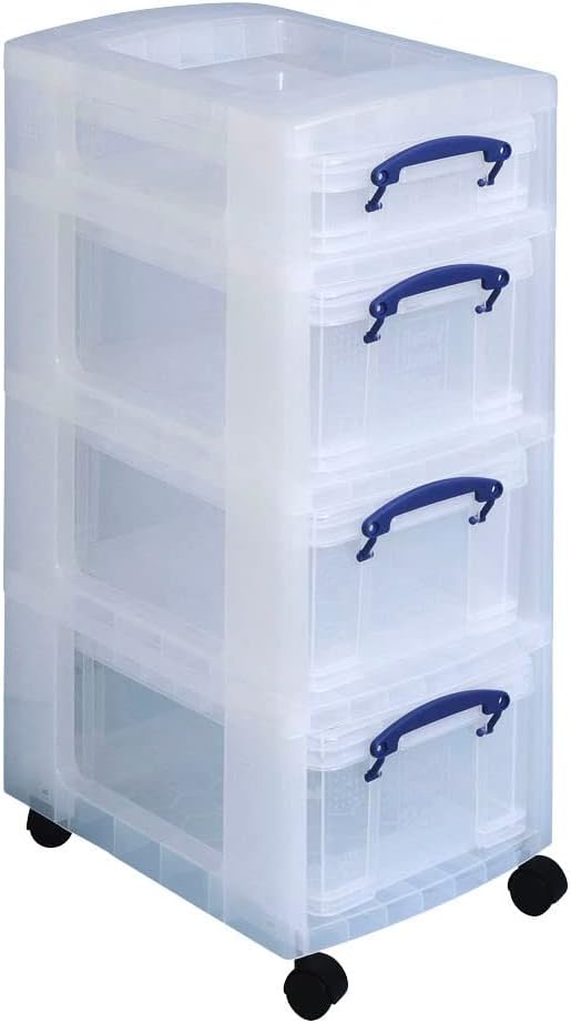 Really Useful Box Aufbewahrungsbox transparent 30,0 x 42,0 x 73,0 cm
