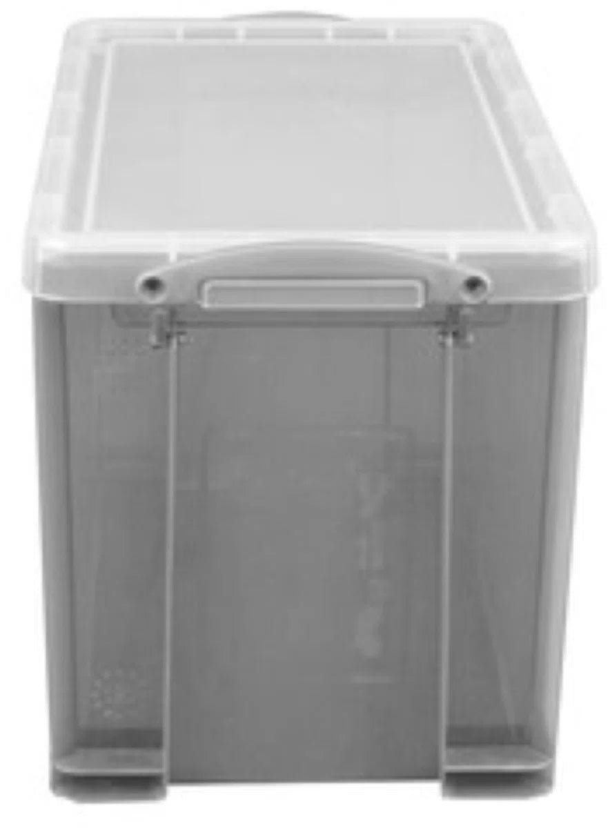 Really Useful Box Aufbewahrungsbox 19,0 l transparent, grau 39,5 x 25,5 x 29,0 cm