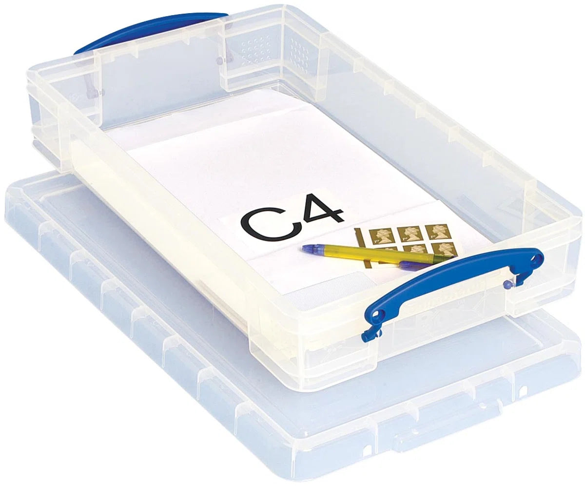 Really Useful Box Aufbewahrungsbox 6C 46,5x8,5x27cm 6l transparent