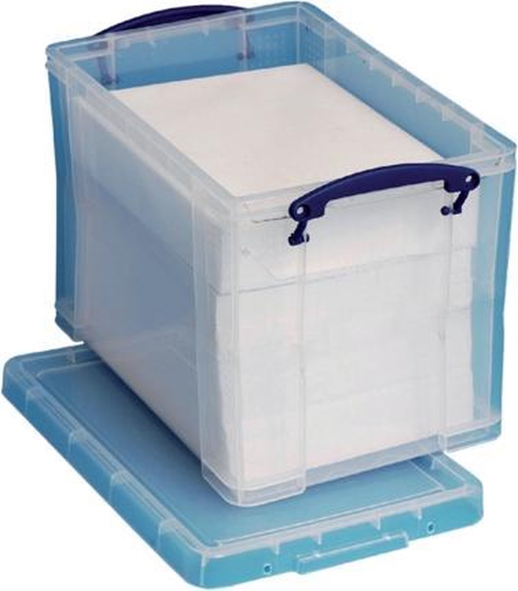 Really Useful Box® Aufbewahrungsbox, PP, 19 l, 39,5 x 25,5 x 29 cm, farblos, transparent