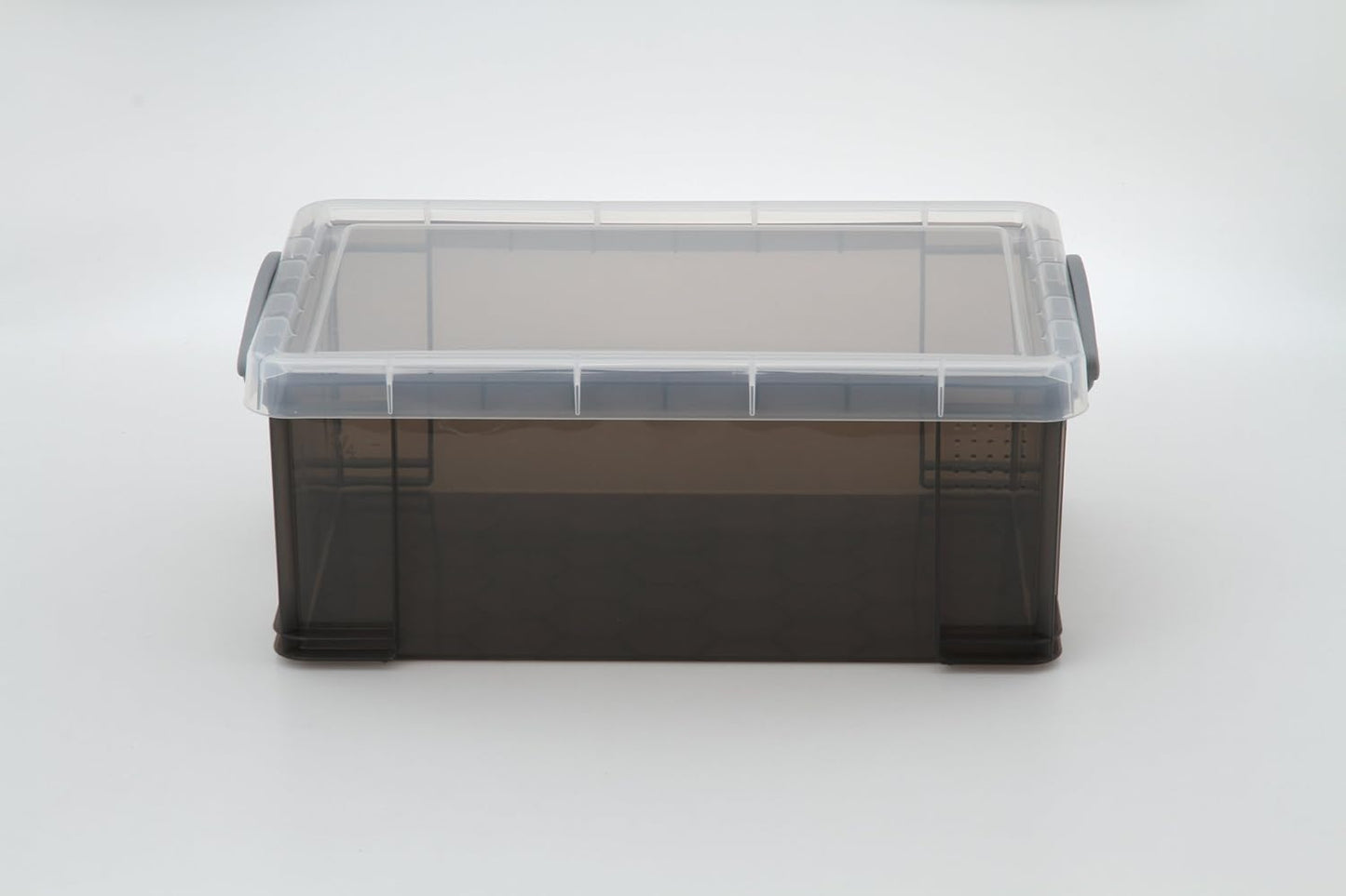 Really Useful Box Aufbewahrungsbox 9,0 l transparent, grau 39,5 x 25,5 x 15,5 cm