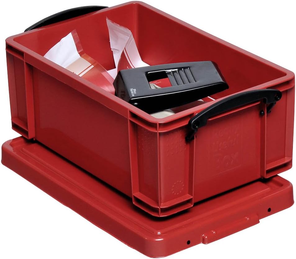 Really Useful Box Aufbewahrungsbox 9,0 l rot 39,5 x 25,5 x 15,5 cm