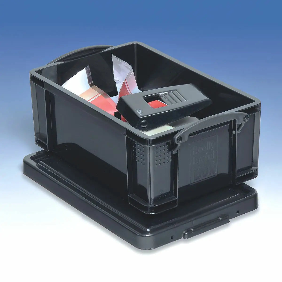 Really Useful Box Aufbewahrungsbox 9,0 l schwarz 39,5 x 25,5 x 15,5 cm