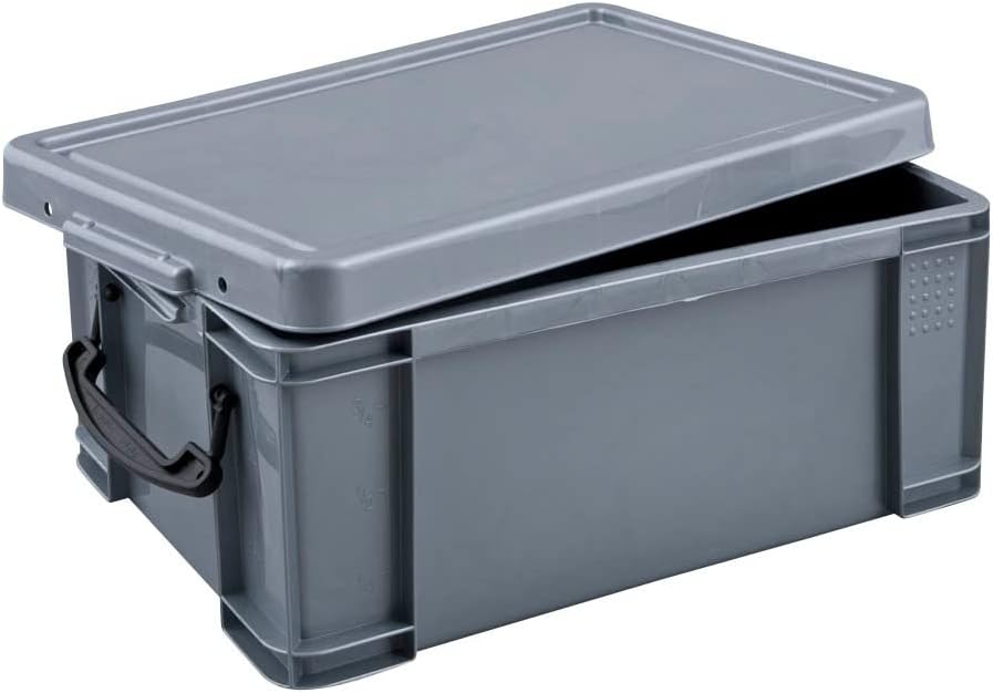 Really Useful Box Aufbewahrungsbox 9,0 l silber 39,5 x 25,5 x 15,5 cm
